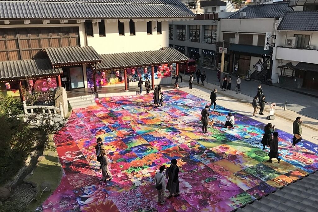 道後溫泉已展開繽紛藝術計畫。　圖：愛媛縣觀光國際課／提供