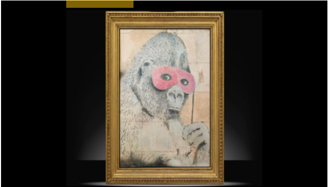 再度 NFT 拍賣！Banksy 作品《Gorilla in a Pink Mask》現身，還有機會抽獎聽起來會不會太快樂？