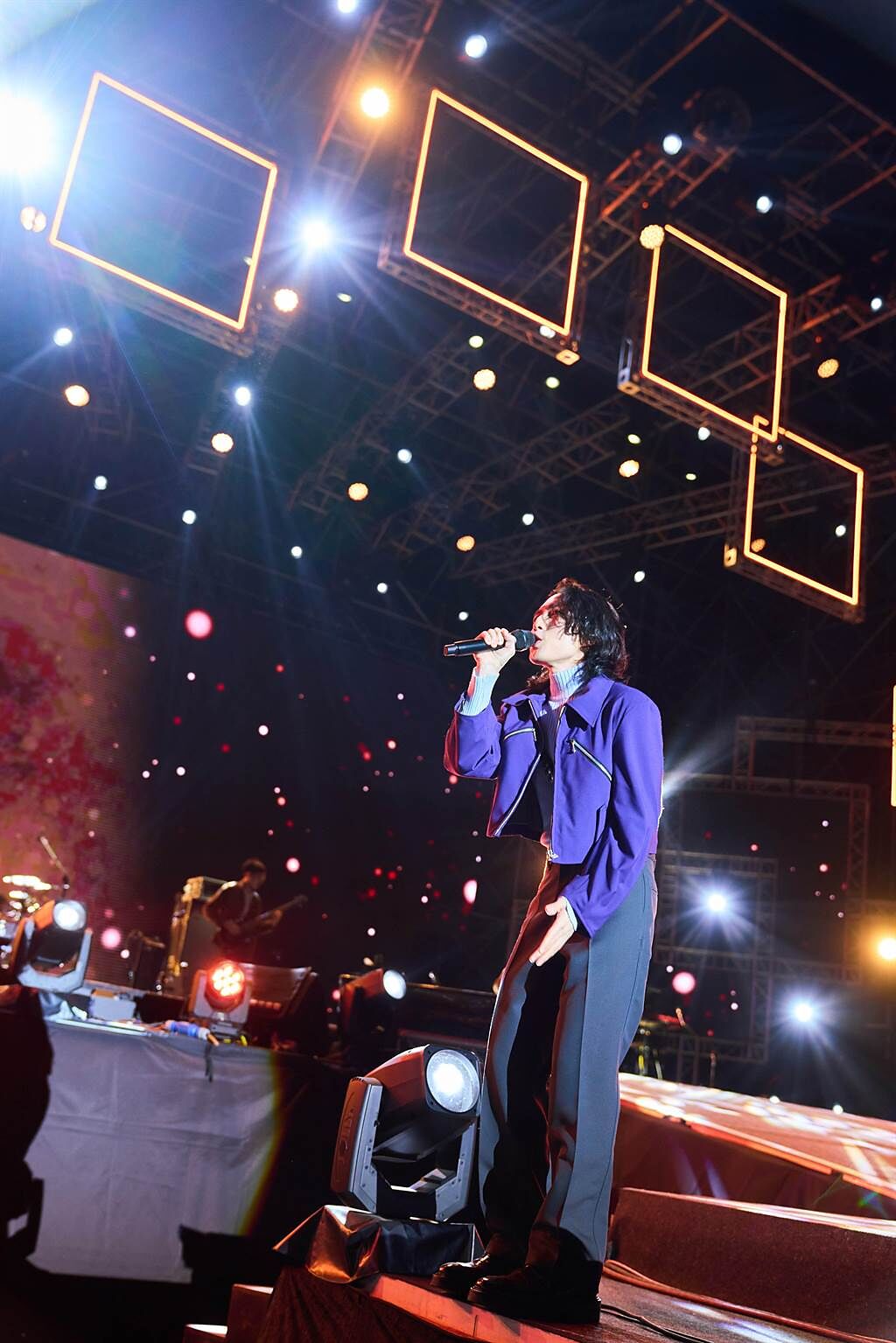 林宥嘉在台南陪歌迷迎接新年。（華研國際提供）