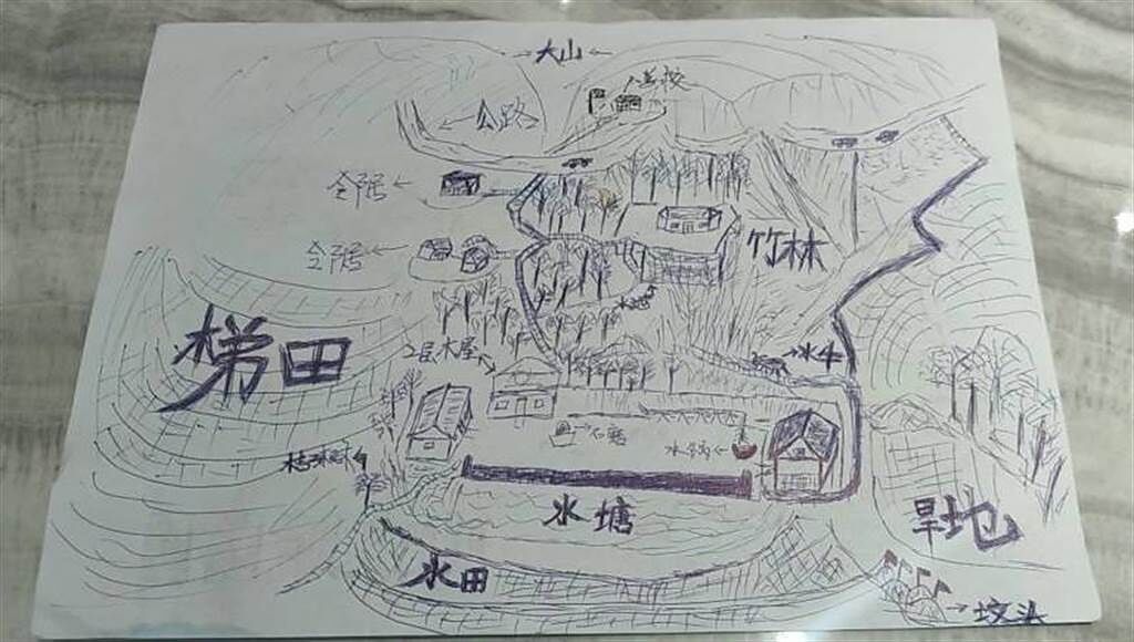 李景偉在4歲時遭鄰居拐賣，時隔33年靠著手繪地圖找回生母。(圖/翻攝自微博)