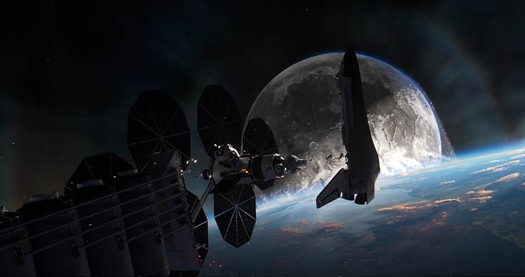 《月球隕落》斥資1.5億美金重金打造。（龍祥提供）