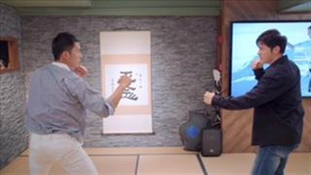 梁瀚名（左）和宥勝在劇中幾乎快打起來。TVBS提供