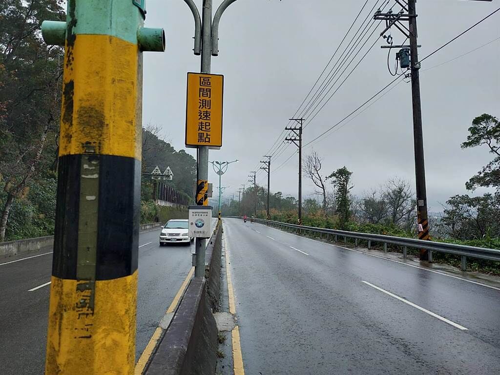 台3線龍潭、大溪路段各設置約1公里長區間測速已審核通過，將於2月16日恢復執法。（警方提供）