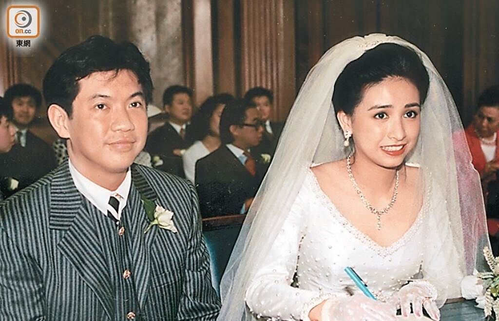 吳婉芳和胡家驊1993年在英國結婚。（圖／取自《on.cc東網》）