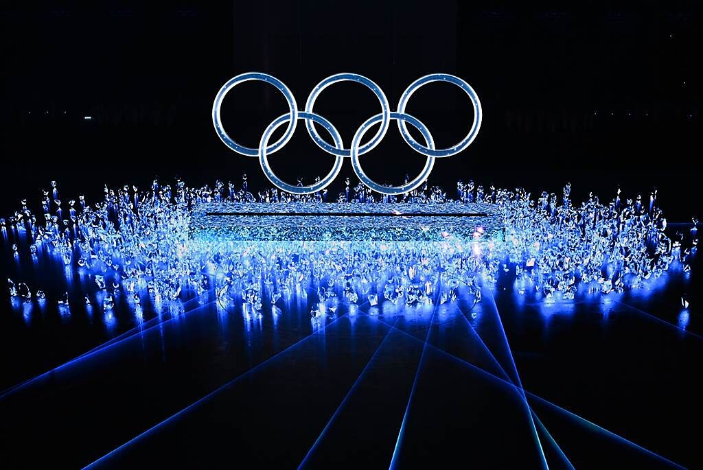 北京冬奧會舉行開幕式。(圖/ 取自新華社)