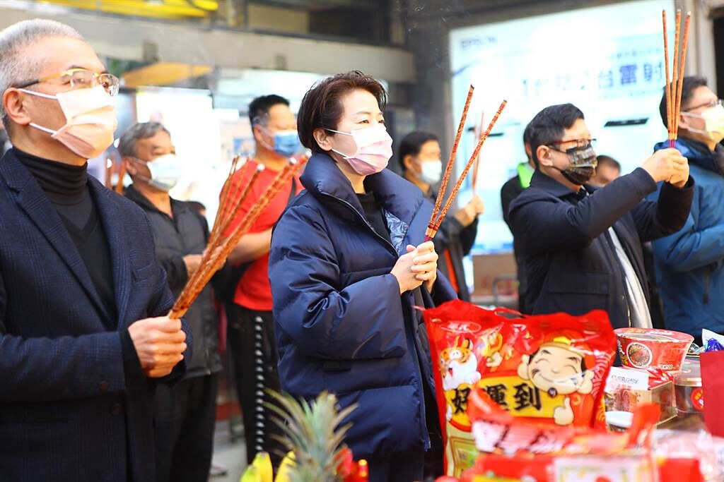台北市副市長黃珊珊5日參與光華數位新天地開工。（張立勳攝）