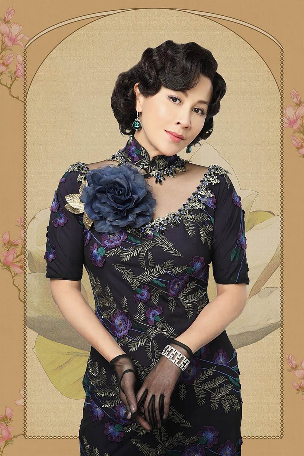 劉嘉玲在《半生緣》旗袍多達150套。（中天娛樂台提供）