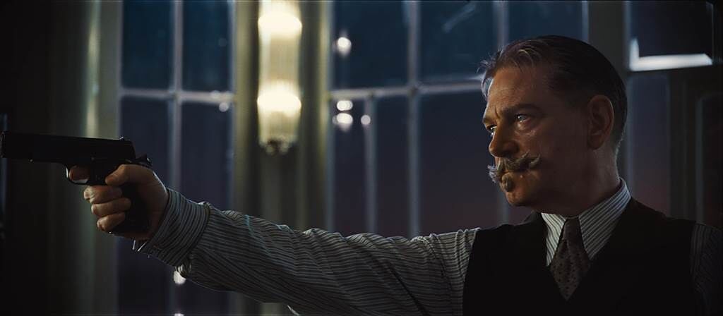 肯尼斯布萊納自導自演《尼羅河謀殺案》，在片中扮名偵探「白羅」。（二十世紀影業提供）