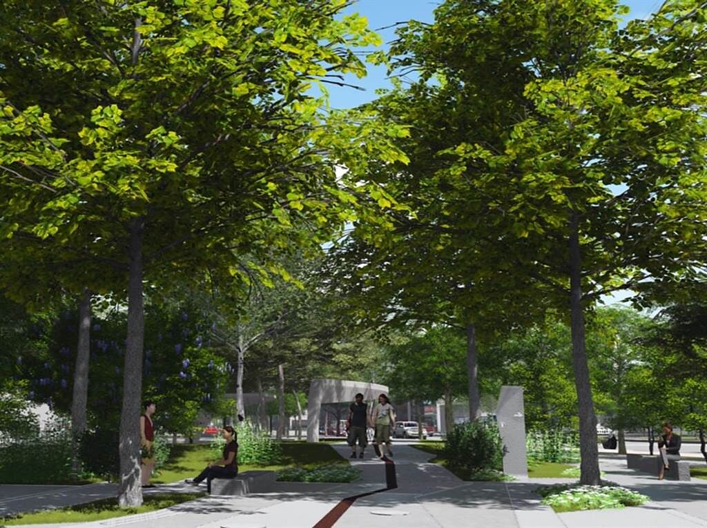 台中市府建設局啟動「魅力東光綠廊悠遊計畫」，將優化2.3公里東光園道，預計今年開工、年底完工。（示意圖．台中市府提供／盧金足台中傳真）