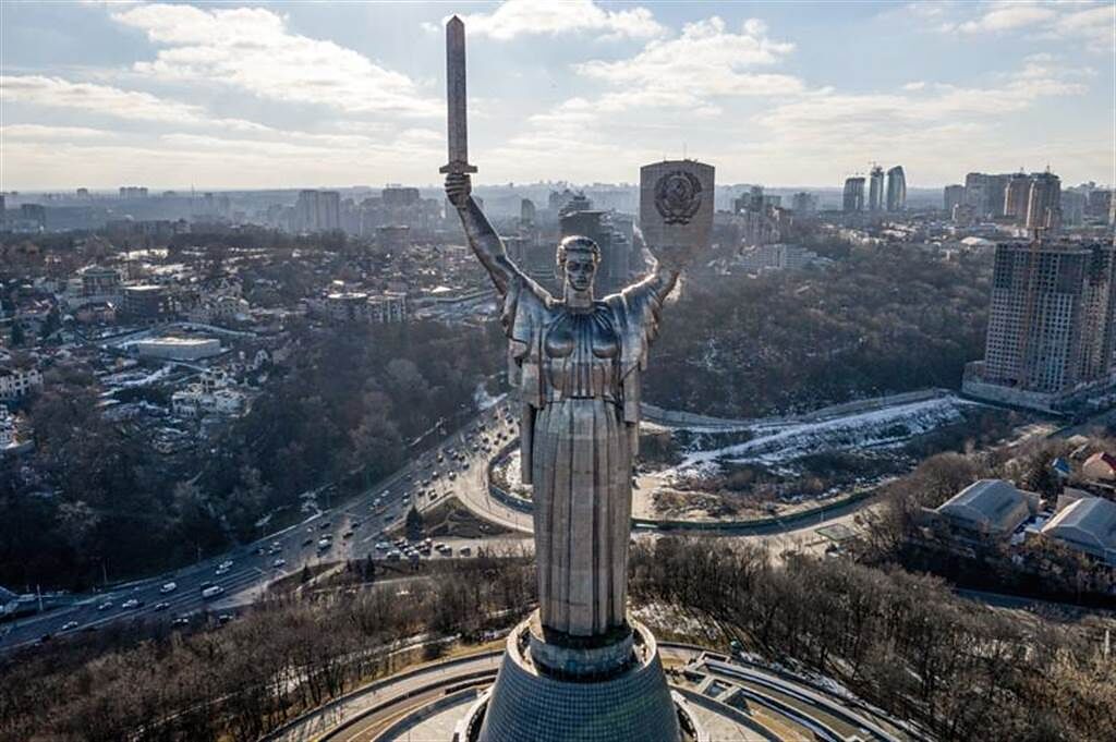烏克蘭情勢緊張，圖為烏克蘭首都基輔。（美聯社）