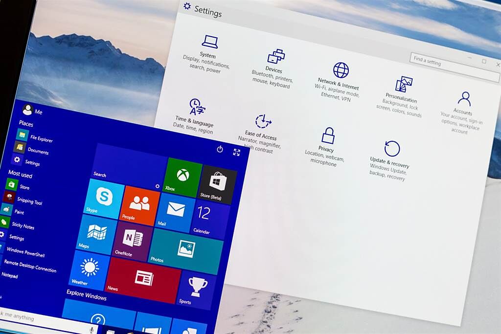 舊版本 Windows 10將在今年5月停止支援。（示意圖／shutterstock）