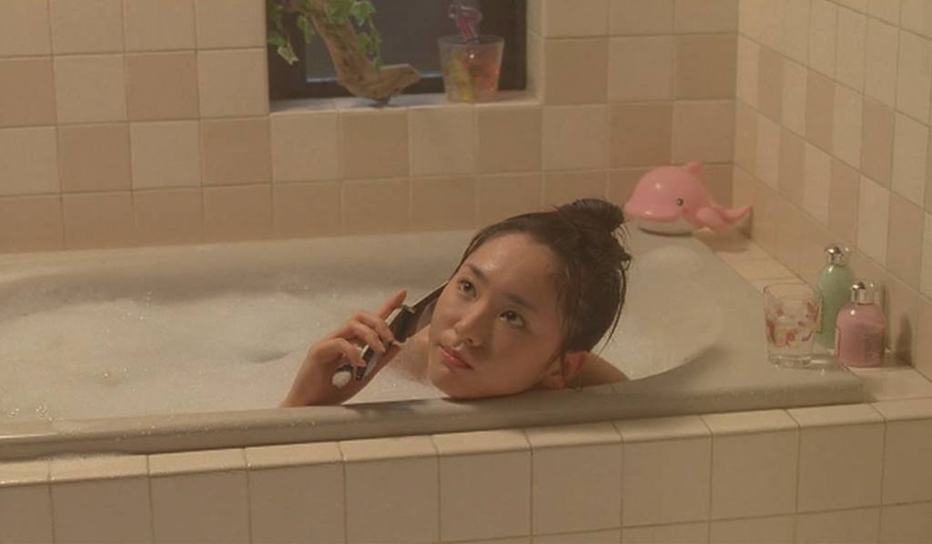 網友分享洗澡前的神秘儀式。(圖/翻攝自《戀空》劇照)
