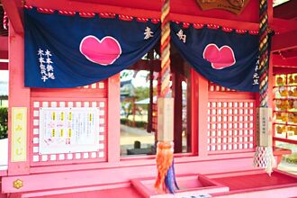 日本福岡粉紅色神社超吸睛！專求姻緣還能狂拍愛心美照