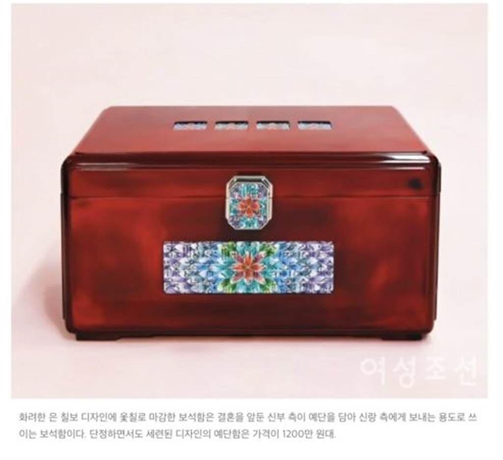 南韓媒體曝光孫媽媽親挑的珠寶盒。（圖／女性朝鮮）