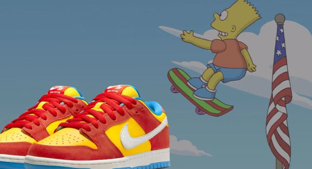 最潮卡通角色，《The Simpsons》再度占據版面，Nike SB Dunk Low 全新配色「Bart Simpson」官方圖輯釋出！(圖片/蜂報提供)