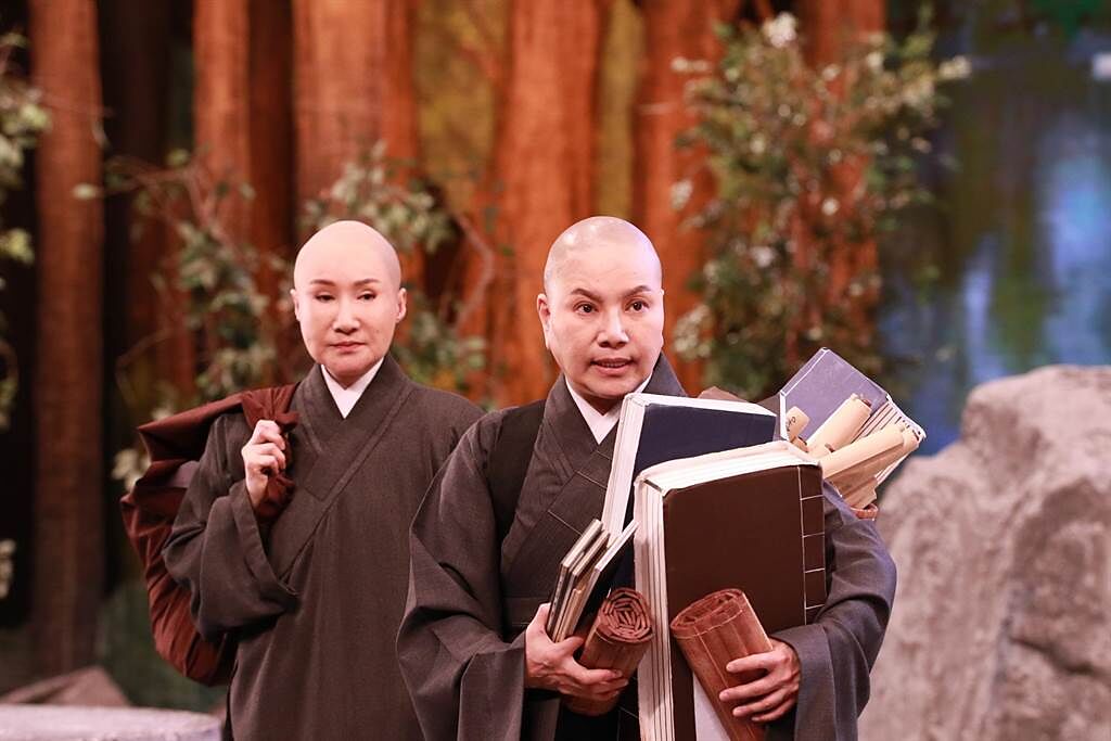 《慧遠大師》是唐美雲扮演的第20位高僧。（大愛電視台提供）