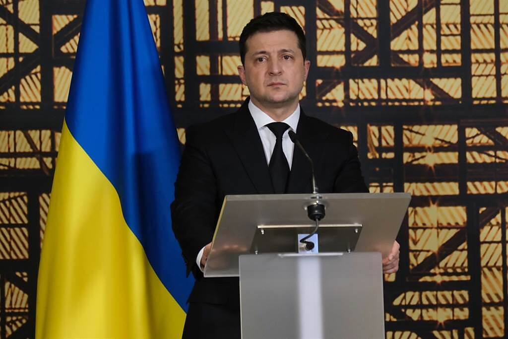 烏克蘭總統澤倫斯基1昨（1日）透過視訊向歐洲議會發表演說，內容非常感人。（圖／shutterstock）