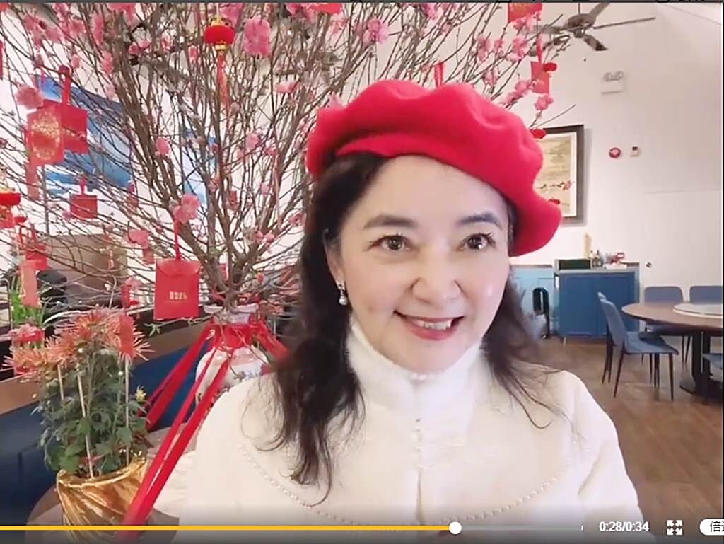 胡慧中曬影片祝福北京冬奧。（圖／翻攝自秒拍）