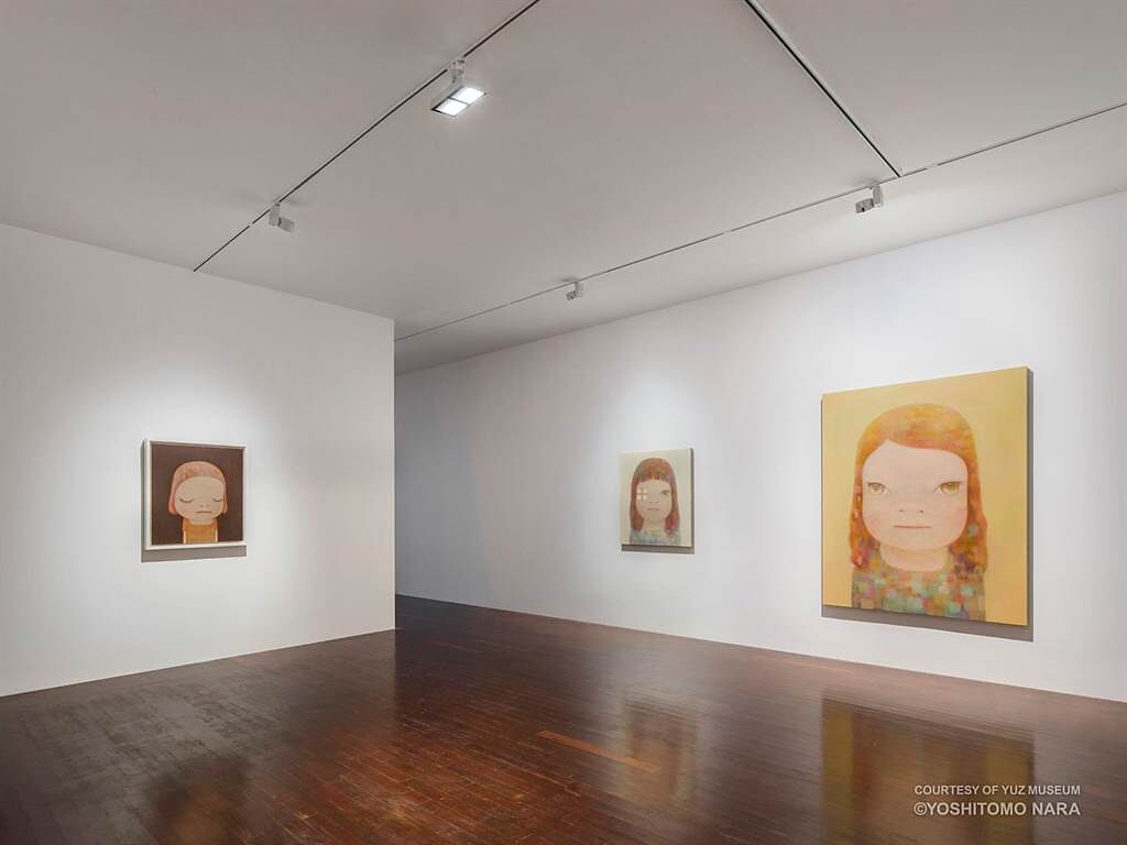 奈良美智首次在大陸的個展，包括《朦朧潮濕的一天》等近期作品均會展出。（余德耀美術館提供）