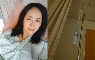 54歲田麗住院後首露面 虛弱躺病床吐4字洩身體狀況