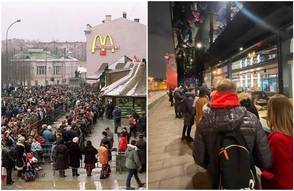 美國速食巨頭麥當勞在8日宣布一同加入抵俄行列。(圖/翻攝自推特@jason_corcoran)