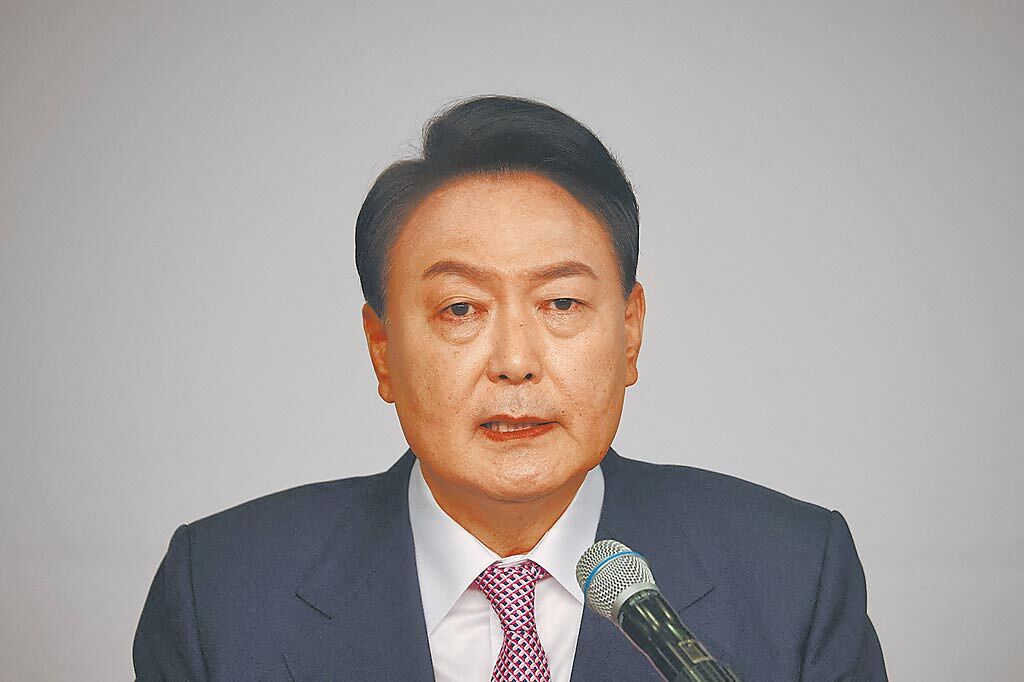 韓國候任總統尹錫悅，這兩天連密集進行當選後的外交接觸。（路透）