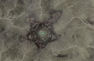 北非驚現神秘五角星 他曝Google地球畫面：千年UFO