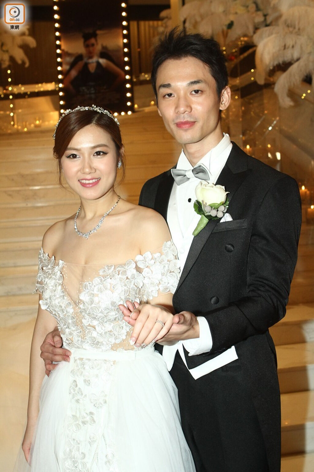 白雲和「前香港先生」江俊霖2016年結婚。（圖／取自《on.cc東網》）
