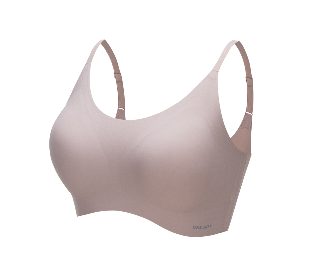 「Skin Bra零重力無痕內衣-細肩帶款」水滴型罩杯設計，無痕設計親膚更舒適。(圖/ONE BOY提供)