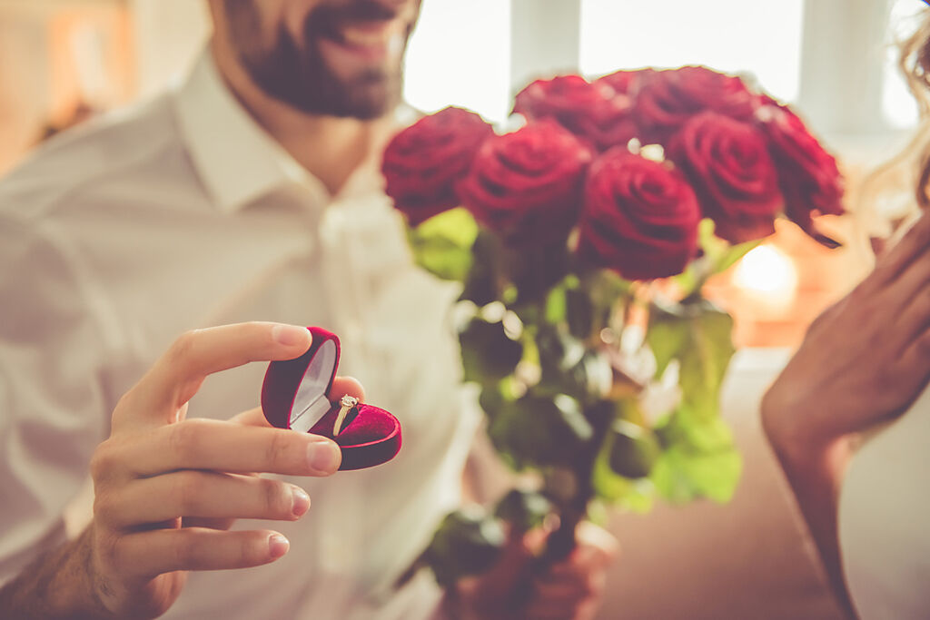 不少女生期待一場浪漫的求婚。（示意圖，達志影像/shutterstock）