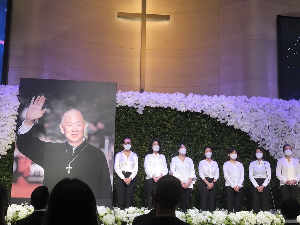 王羽的追思禮拜於28日在基督教台灣信義會台北真理堂舉辦。（圖／讀者提供）