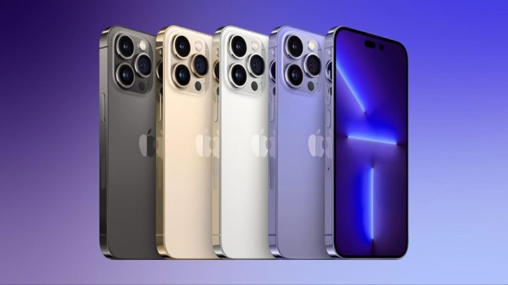 圖片為iPhone 14模擬圖，全系列的機身顏色將推出多達7種色。(圖/翻攝自 macrumors.com)

