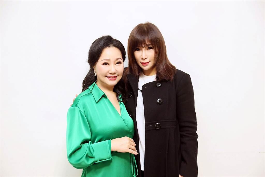 呂雪鳳（左）為比佛利的新歌MV擔綱女主角。（比佛利影音提供）