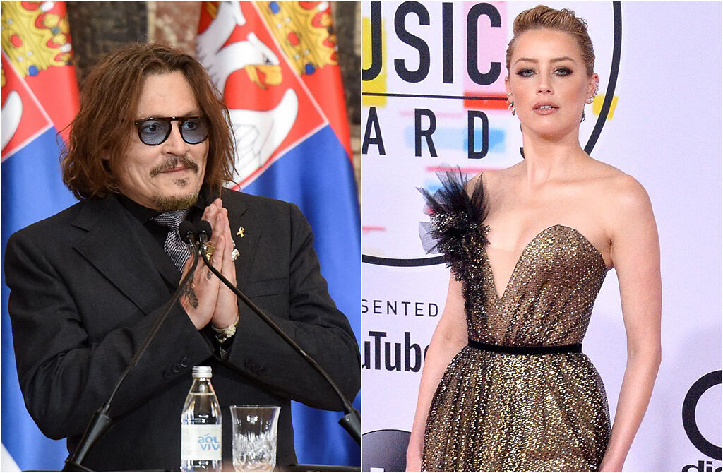 58歲好萊塢巨星強尼戴普（Johnny Depp）和小他17歲前妻安柏赫德（Amber Heard）撕破臉，鬧上法院的風波越滾越大，官司更已持續一個月。(圖/ 取自達志影像)