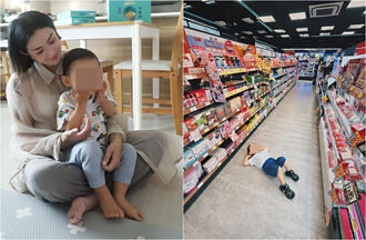歐陽靖再曬2歲兒躺地照 孩子出現驚人反應：他已經長大了