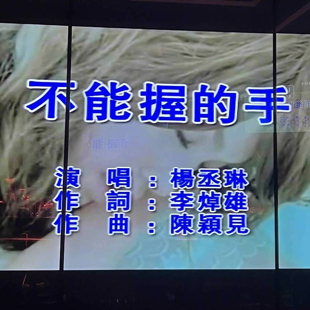 楊丞琳的歌《匿名的好友》在KTV歌名被誤植為《不能握的手》。（圖／取自楊丞琳微博）