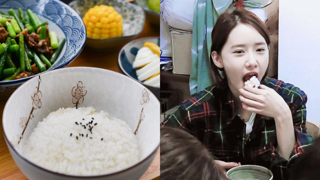 米飯是許多亞洲人的主食，卻會長期黏在胃壁中。(圖/@yoona_lim instagram)
