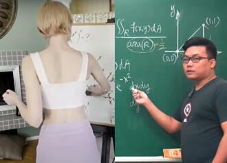 數學名師飛美找金髮女優當板妹 「什麼都做」秒被學生要電話