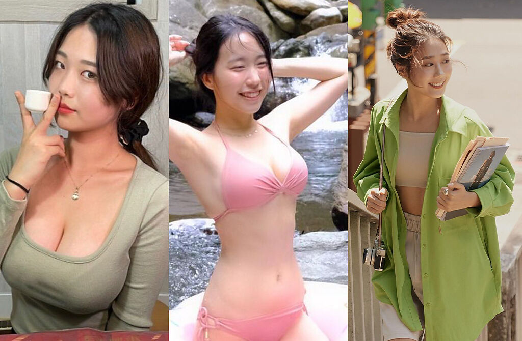 網友討論曾在台的韓國Youtuber，人氣高的有Judy（左）、芒果（中）、金針菇（右）。（圖／hola_havana、jy_luv.peace、ggu__kim Instagram）