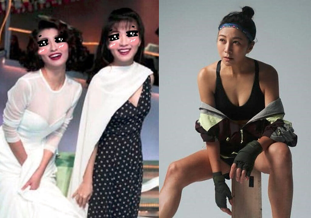 方文琳(右)29年前與楊林(左)都以玉女偶像聞名，如今仍保持極佳狀態。（圖／取自方文琳臉書）