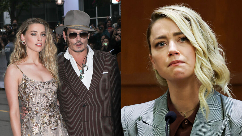 安柏赫德（Amber Heard）近日接受專訪承認自己還愛著強尼戴普（Johnny Depp）。（圖／達志影像）