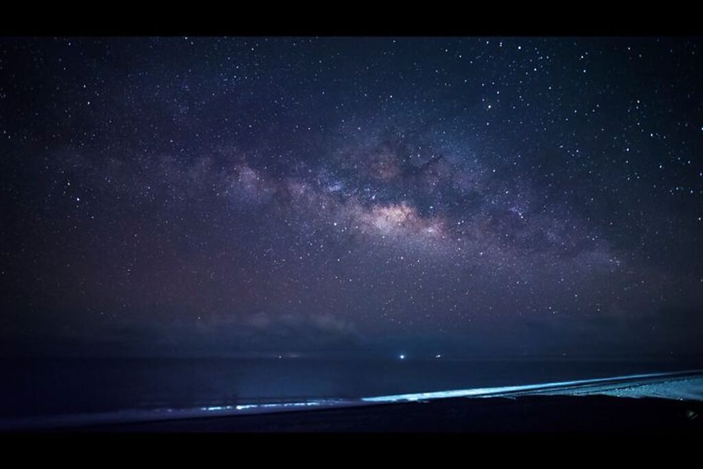 一望無際的純淨銀河，是臺東獨有的景致。　圖：shutterstock／來源