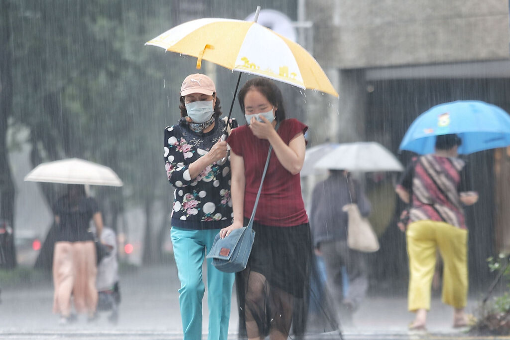 台灣各地今天到周六連7天午後都有局部短暫雷陣雨以及較大雨勢。(資料照 杜宜諳攝)