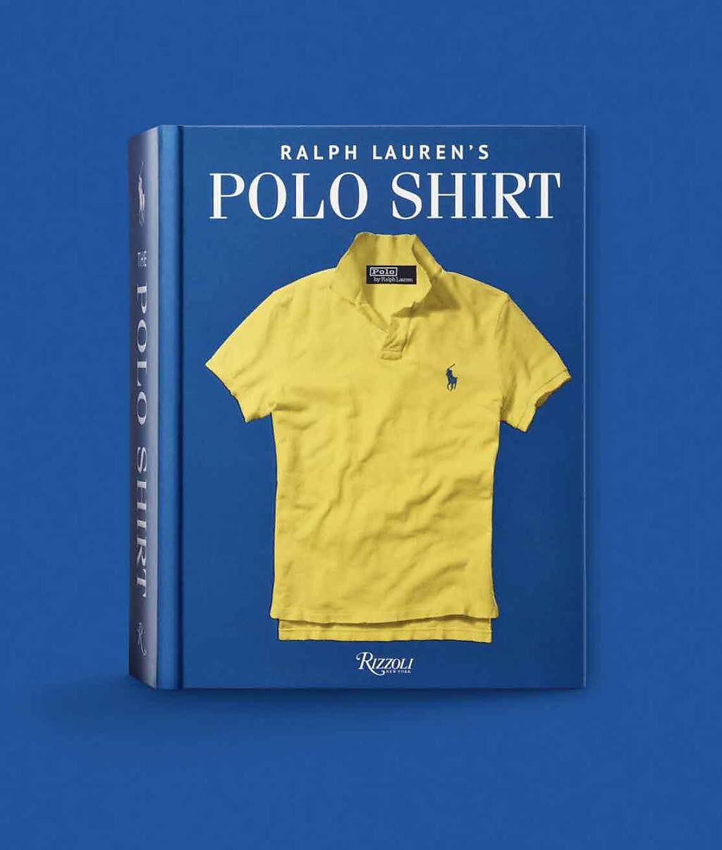 Polo Ralph Lauren為歡慶Polo衫誕生50週年，出的全新精裝藏書《Ralph Lauren’s Polo Shirt》，1300元。（RALPH LAUREN提供）