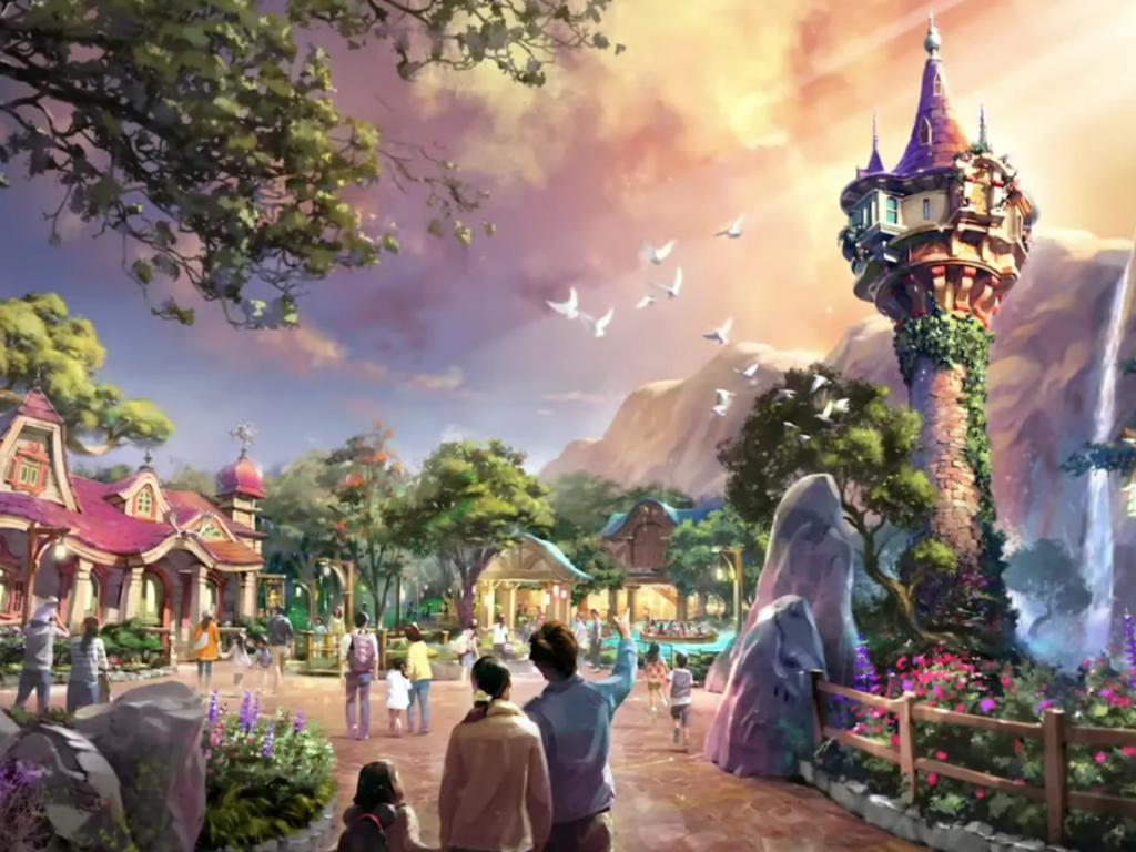 《魔法奇緣》高塔區。(圖/翻攝自Tokyo Disney Resort)
