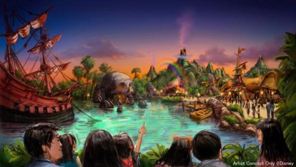 《彼得潘》夢幻島主題區。(圖/翻攝自Tokyo Disney Resort)
