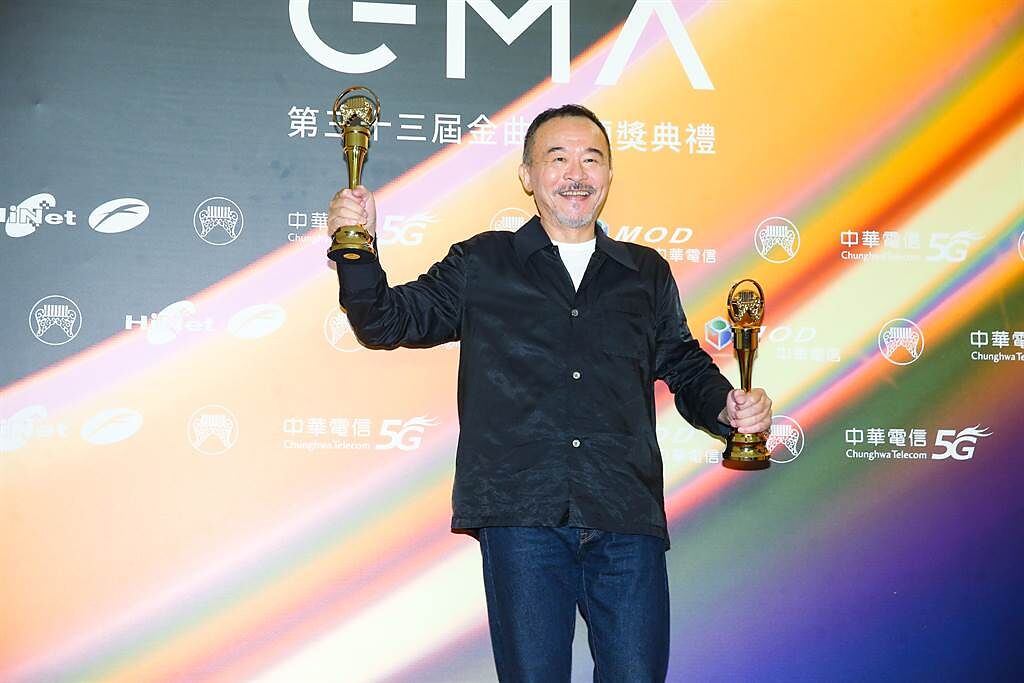 黃連煜憑藉專輯《滅人山》一舉拿下最佳客家歌手獎和客語專輯獎。（羅永銘攝）