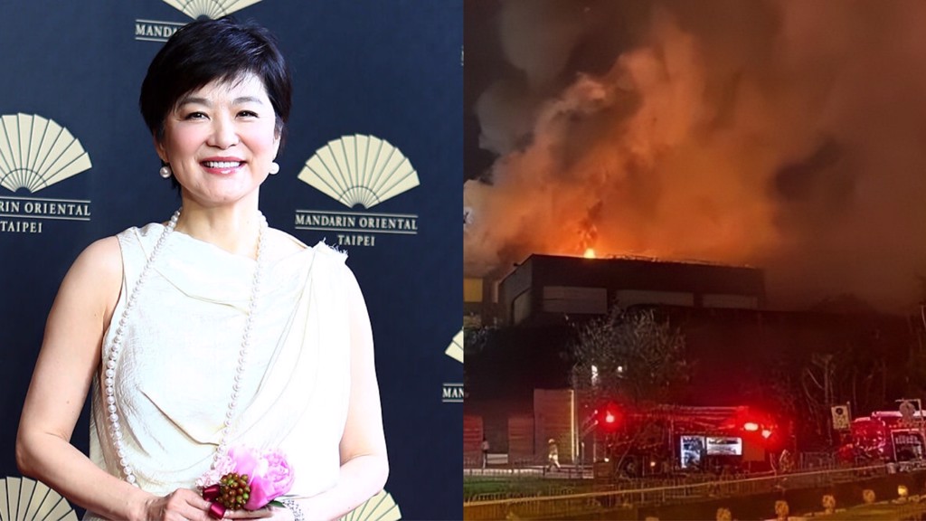 林青霞位於香港飛鵝山的超級豪宅發生火災，幸好林青霞和家人當時不在該豪宅。（圖／中時資料照片、港味臉書）