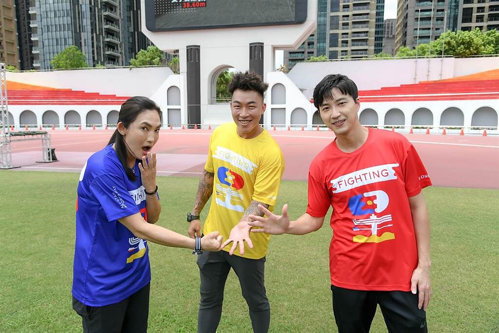 《全明星4》由錢薇娟（左起）、郭泓志、江宏傑3隊爭鬥。（三立提供）