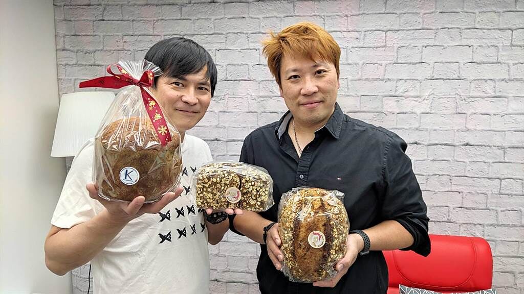 馬國賢播客節目《金馬講》邀請麵包師傅吳克己分享創業的理念。（艾迪昇傳播提供）